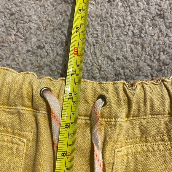 Anthropologie Pilcro Women's Yellow THE COTTAGE Utility Cargo Pants Size XS - Picture 8 of 9